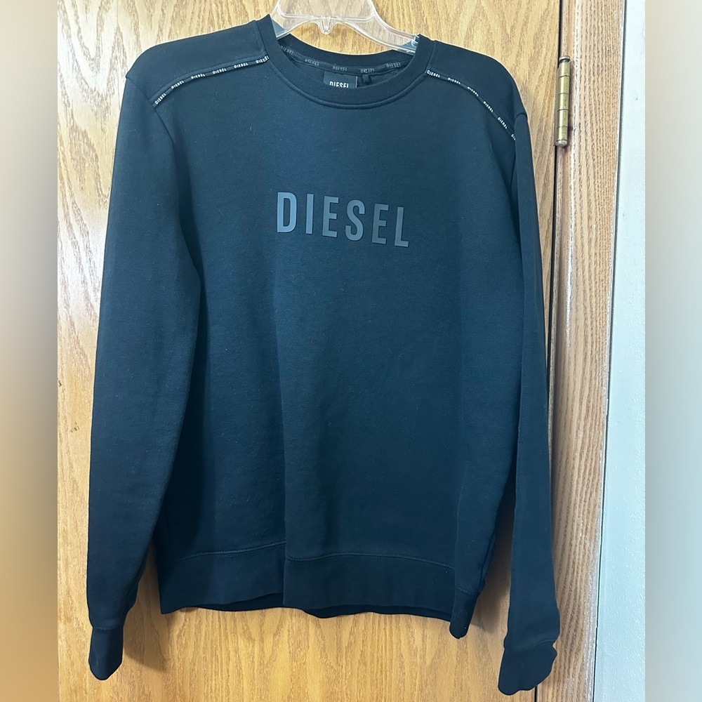 Diesel Men's Black Crewneck Sweater